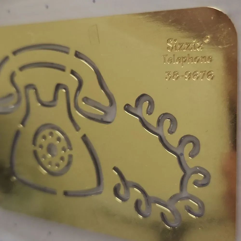 Sizzix Embossing Folder Telephone 38-9676 - Picture 2 of 3